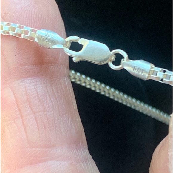 925 Silver Italy Box Chain - Picture 4 of 10